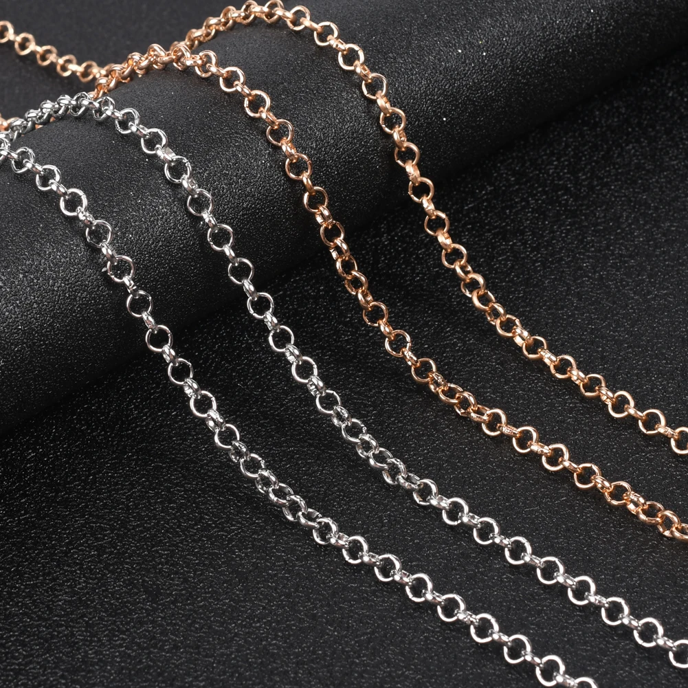 

1-2 метра 5 мм O цепи оптовый кабель поставки для изготовления ювелирных изделий DIY ожерелье браслет звено цепи аксессуары