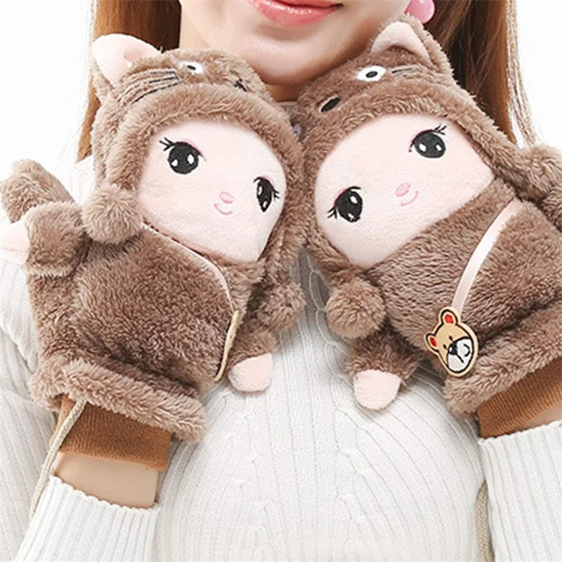 Adorable Girls Winter Gloves Featured Animals Cat Dog Panda Design Warm Outdoor Mittens Kids Costume Accessory Cute Gloves
Adorable Girls Winter Gloves Featured Animals Cat Dog Panda Design Warm Outdoor Mittens Kids Costume Accessory Cute Gloves