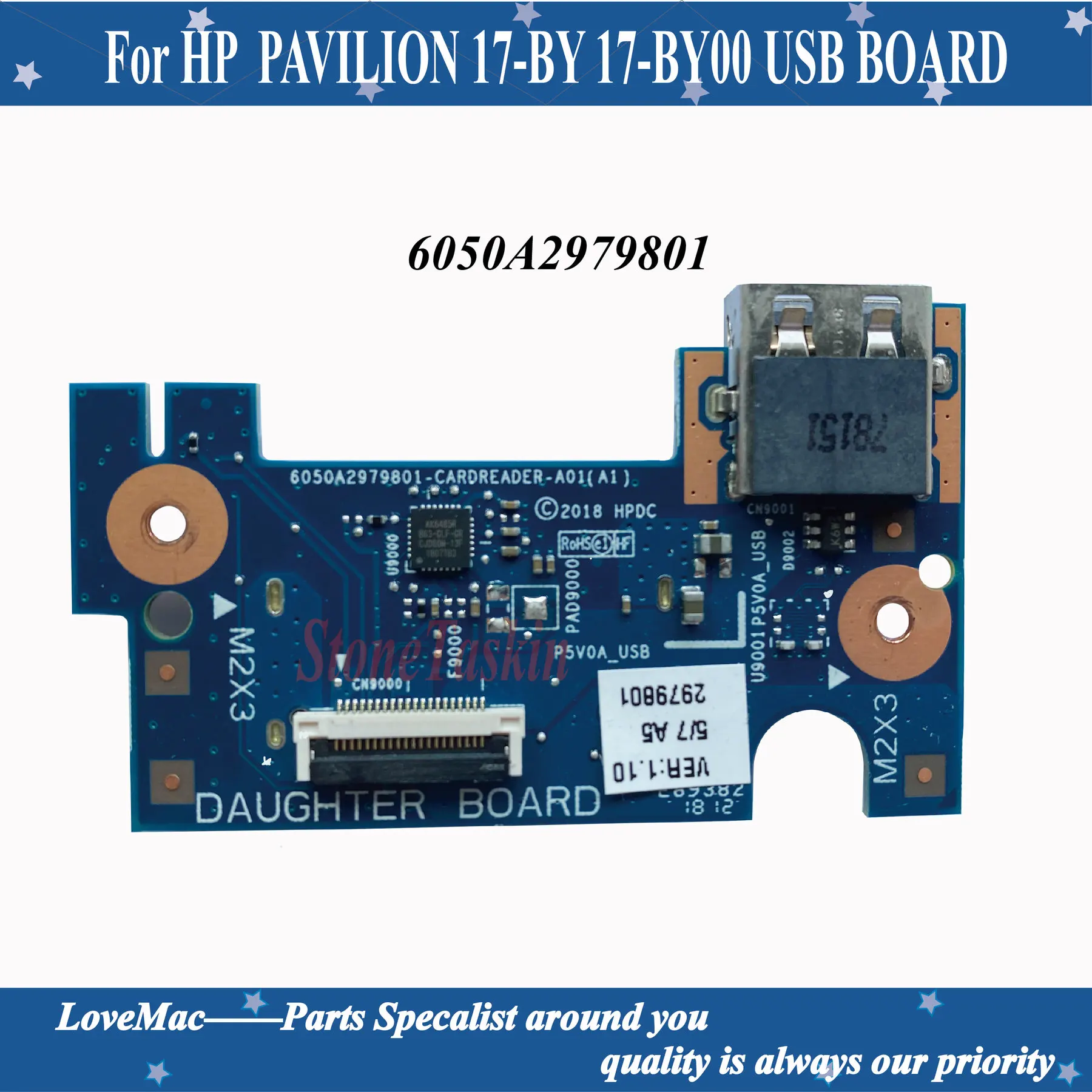 Оригинальный 6050A2979801 для струйного принтера HP PAVILION 17-по 17-BY00 Плата USB L22736-601 100% тестирование
Оригинальный 6050A2979801 для струйного принтера HP PAVILION 17-по 17-BY00 Плата USB L22736-601 100% тестирование