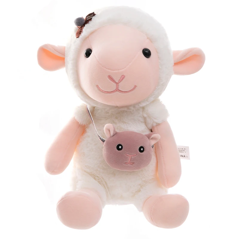 Candice guo! super cute plush toy lovely cartoon animal crossbody bag girl sheep lamb soft stuffed doll birthday Christmas gift
Candice guo! super cute plush toy lovely cartoon animal crossbody bag girl sheep lamb soft stuffed doll birthday Christmas gift