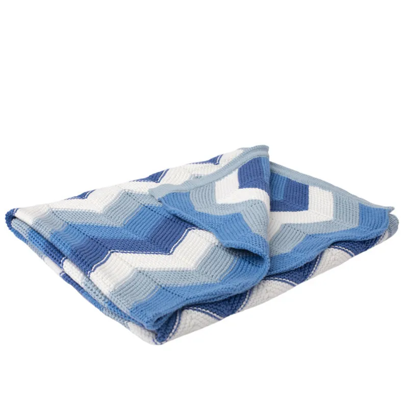 Cotton Knitted Blue Wave Baby Blanket Newborn Crib Beddings Infant Crochet Receiving Blanket Grey Pink Wave Baby Swaddle
Cotton Knitted Blue Wave Baby Blanket Newborn Crib Beddings Infant Crochet Receiving Blanket Grey Pink Wave Baby Swaddle