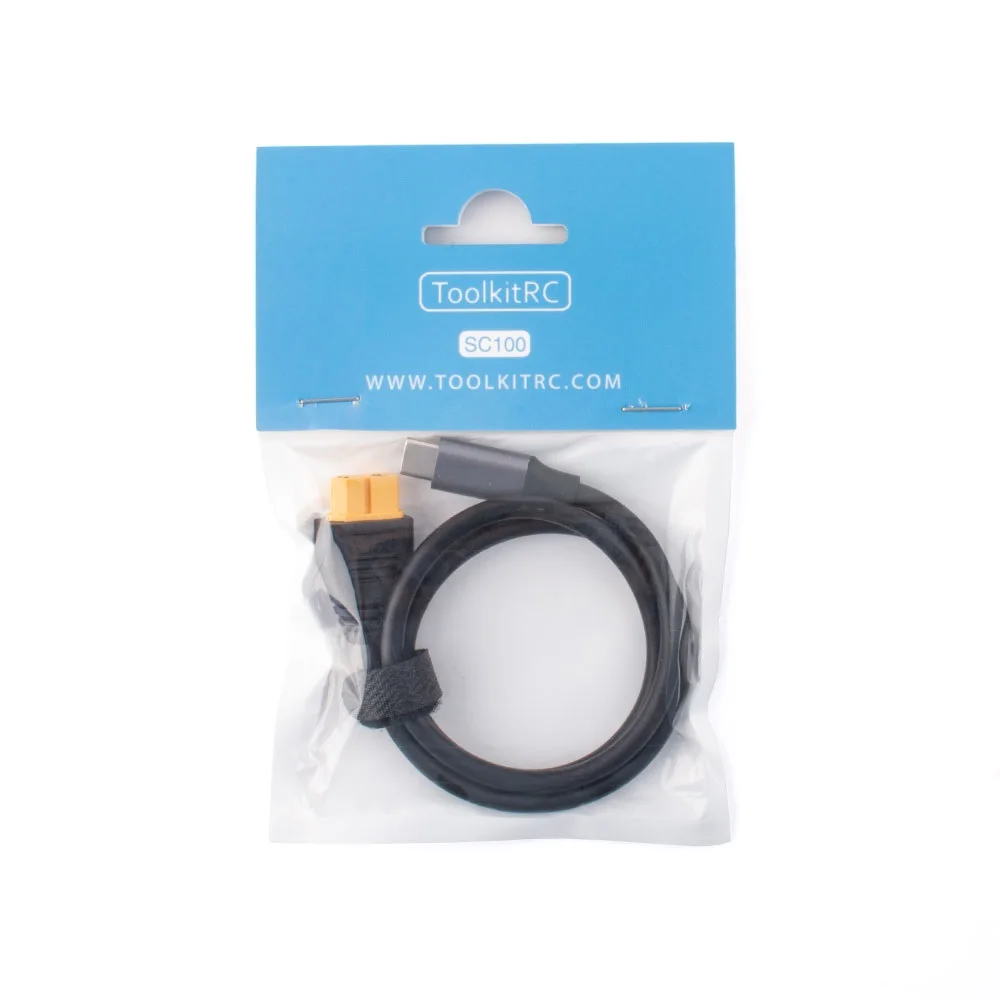 Toolkitrc SC100 Type-C to XT60 Charging Cable Oplaadkabel Voor M7 M6 M6D M8S Charger
Toolkitrc SC100 Type-C to XT60 Charging Cable Oplaadkabel Voor M7 M6 M6D M8S Charger