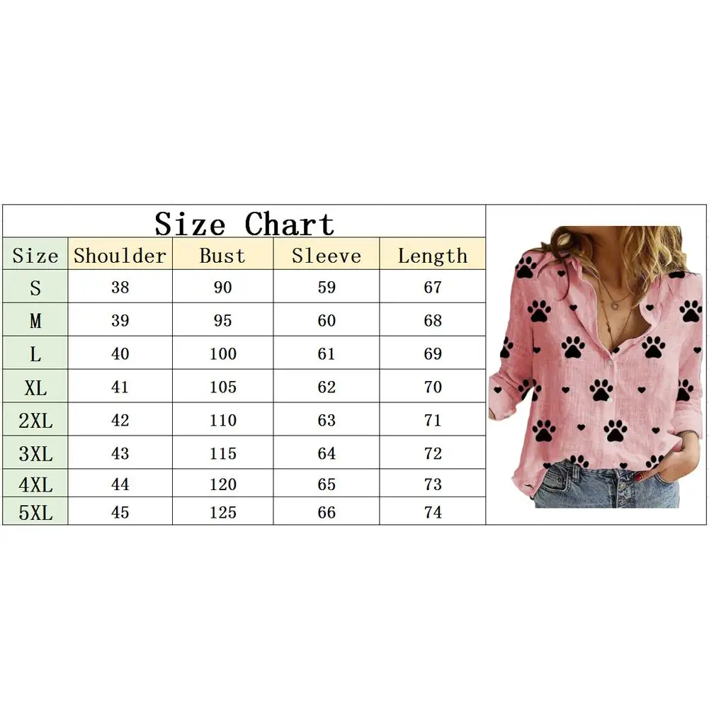 Women Shirt Printing Loose Long Sleeve Blouse Turn-down Collar Ladies T-shirt Top Skinny Slim Basic Female Clothes
Women Shirt Printing Loose Long Sleeve Blouse Turn-down Collar Ladies T-shirt Top Skinny Slim Basic Female Clothes