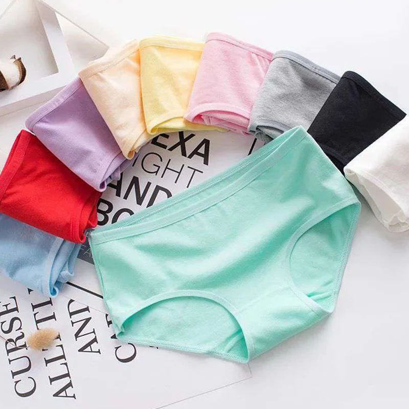 Women's Cotton Panties Underwear Seamless Briefs Mid-low Waist Panty Comfort Lady Lingerie KINJ1
Women's Cotton Panties Underwear Seamless Briefs Mid-low Waist Panty Comfort Lady Lingerie KINJ1