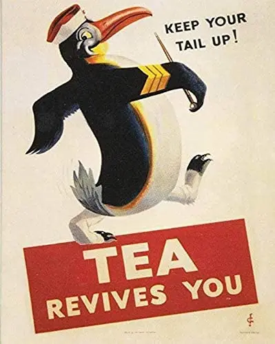New Tin Sign Tea Revives You Propaganda World War Aluminum Metal Sign for Wall Decor 8x12 INCH
New Tin Sign Tea Revives You Propaganda World War Aluminum Metal Sign for Wall Decor 8x12 INCH