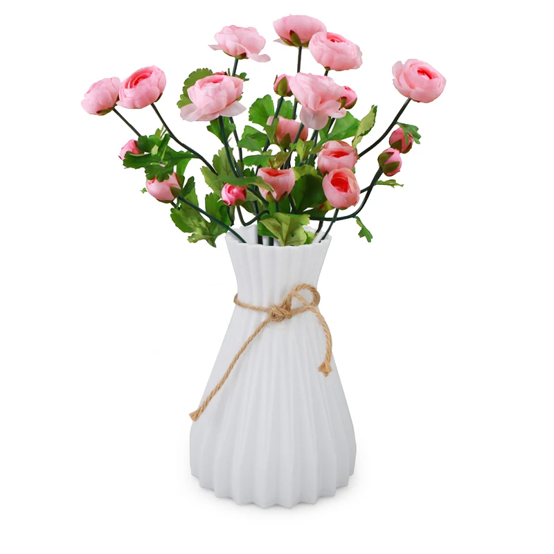 Modern Plastic Vases European Anti-ceramic Flower Vase Wedding Decorations Rattan-like Unbreakable Simplicity Basket Arrangement
Modern Plastic Vases European Anti-ceramic Flower Vase Wedding Decorations Rattan-like Unbreakable Simplicity Basket Arrangement