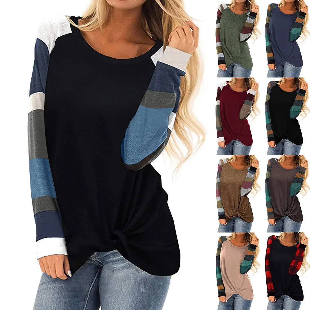 Woman Clothes 2021 New O-Neck Long Sleeve Loose Plaid Printing T Shirt Casual Autumn Winter Pullover Female Clothing Y2K Top
Woman Clothes 2021 New O-Neck Long Sleeve Loose Plaid Printing T Shirt Casual Autumn Winter Pullover Female Clothing Y2K Top