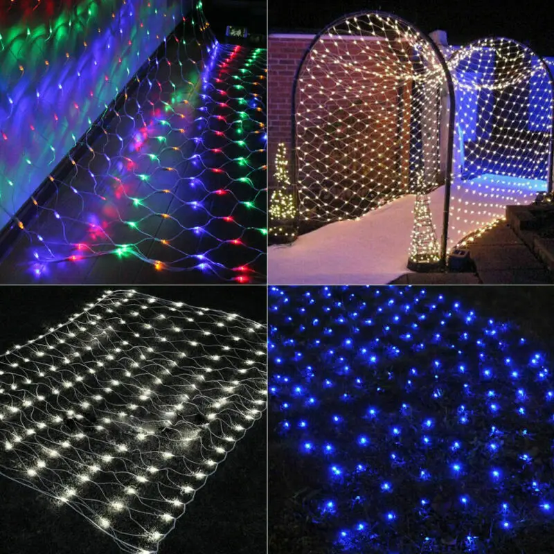 1.5x1.5M/3x2M/6x4M LED Net Mesh String Fairy Lights Xmas Christmas Wedding Party Lamps Garden Outdoor Indoor Decoration
1.5x1.5M/3x2M/6x4M LED Net Mesh String Fairy Lights Xmas Christmas Wedding Party Lamps Garden Outdoor Indoor Decoration