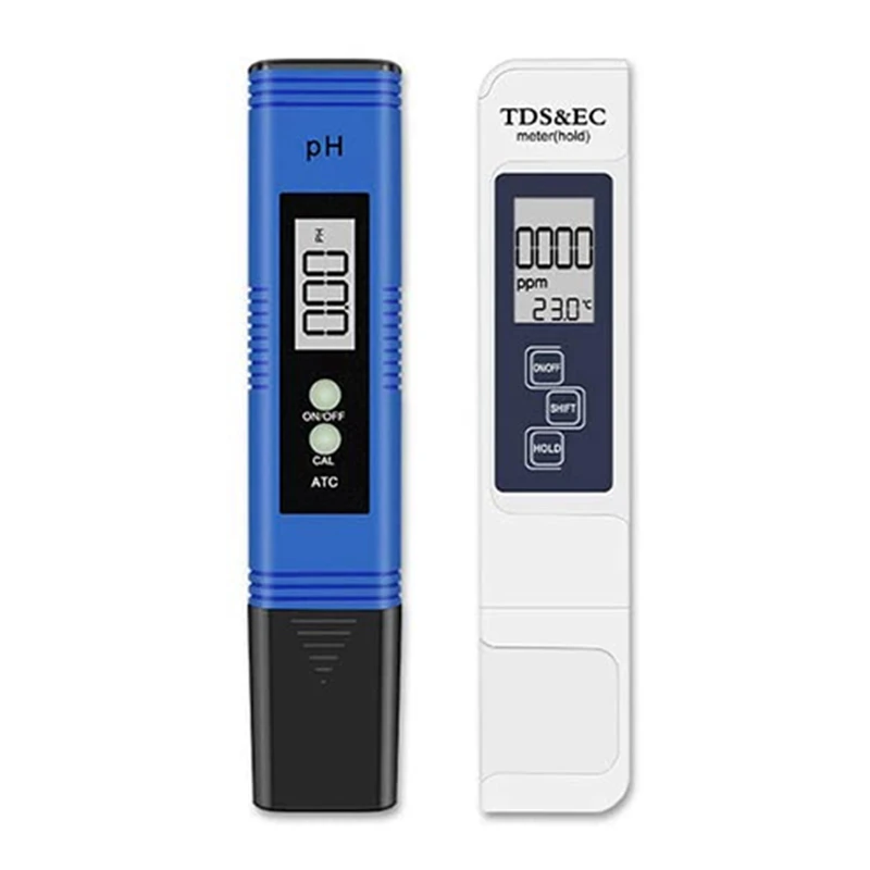 Digital PH and TDS Meter Combo,Water Quality Tester for Household Drinking Water, Pool, Hydroponics, Aquarium Water
Digital PH and TDS Meter Combo,Water Quality Tester for Household Drinking Water, Pool, Hydroponics, Aquarium Water