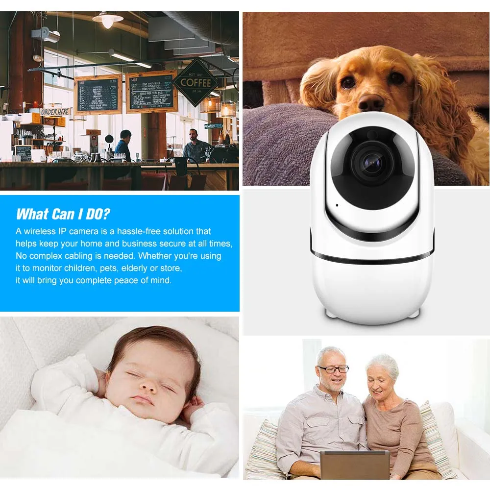 3MP Ultra HD Home Wireless Wifi IP Camera Build-in Microphone and Audio Speaker Support Motion Detection Remote Access
3MP Ultra HD Home Wireless Wifi IP Camera Build-in Microphone and Audio Speaker Support Motion Detection Remote Access