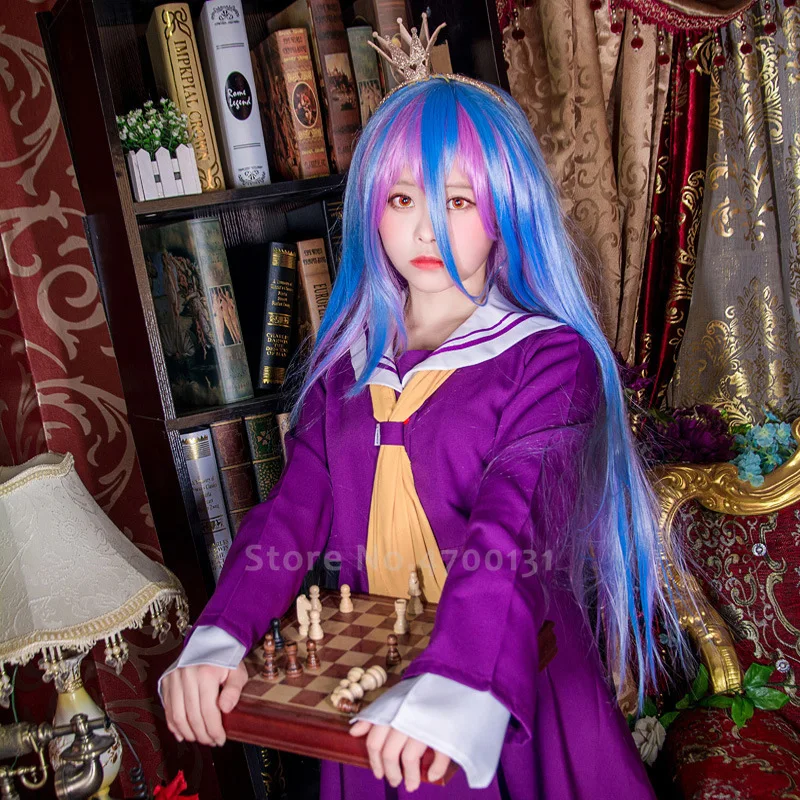 Women No Game No Life Sister Party Cosplay Costume Japanese Anime Girl Kawaii Navy Sailor Uniform Set Long Straight Hair Cos Wig
Women No Game No Life Sister Party Cosplay Costume Japanese Anime Girl Kawaii Navy Sailor Uniform Set Long Straight Hair Cos Wig