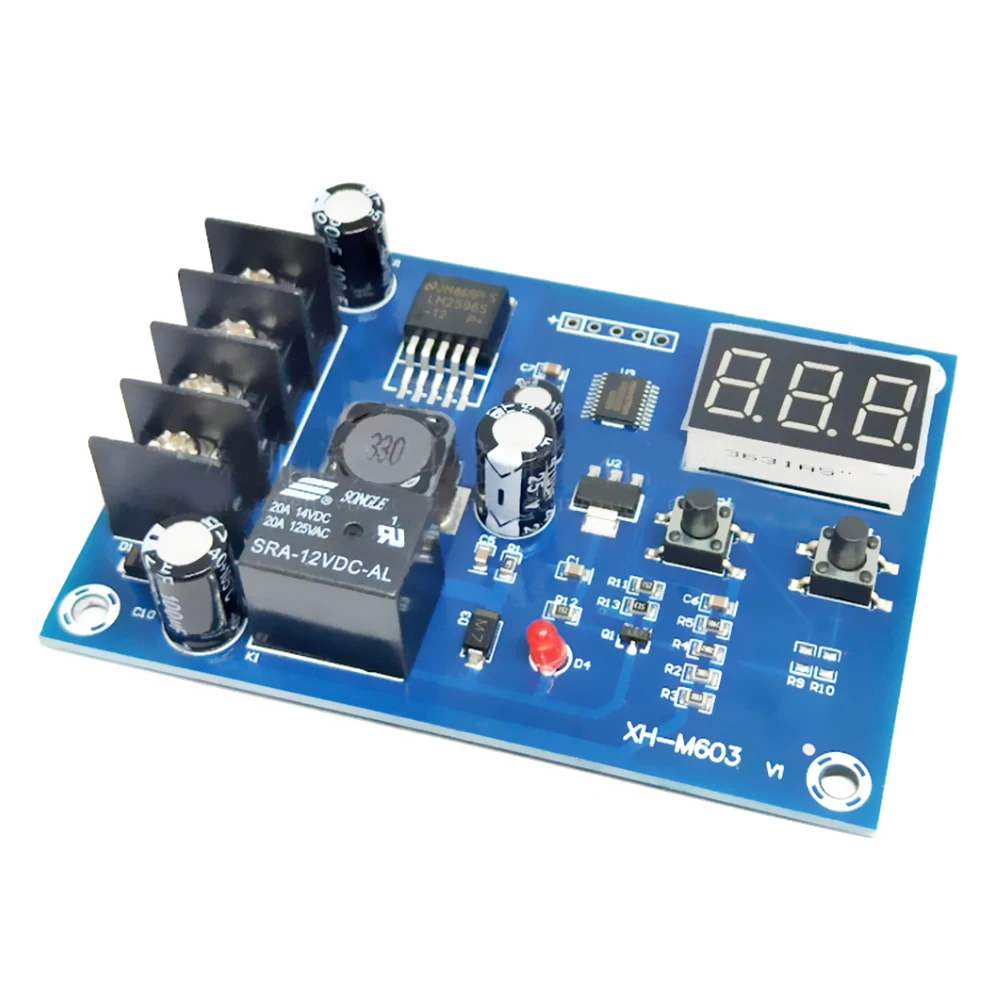 12-24V XH-M603 Charging Control Module Storage Lithium Battery Charger Control Switch Protection Board With LED Display
12-24V XH-M603 Charging Control Module Storage Lithium Battery Charger Control Switch Protection Board With LED Display
