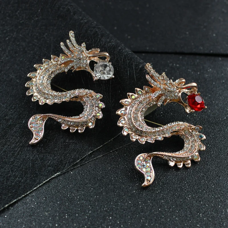 Fashion Brooch Chinese Pin Dragon Jewelry Vintage Brooches Enamel Chest Brooch Suit Pins Creative Pin High Quality Badges
Fashion Brooch Chinese Pin Dragon Jewelry Vintage Brooches Enamel Chest Brooch Suit Pins Creative Pin High Quality Badges