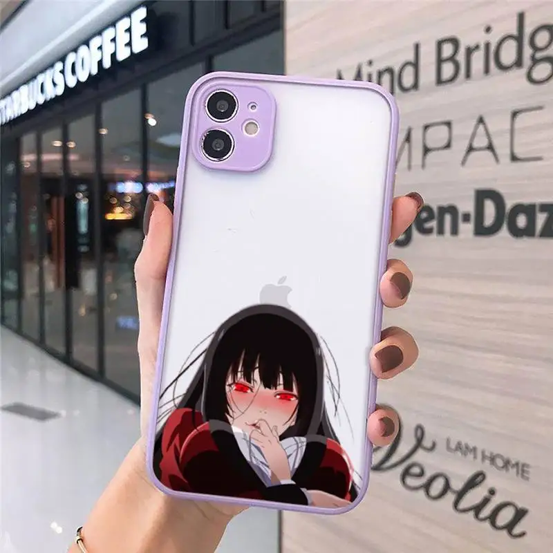 Kakegurui Jabami Yumeko Phone Case For iPhone 12 11 Mini Pro XR XS Max 7 8 Plus X Matte transparent Purple Back Cover
Kakegurui Jabami Yumeko Phone Case For iPhone 12 11 Mini Pro XR XS Max 7 8 Plus X Matte transparent Purple Back Cover