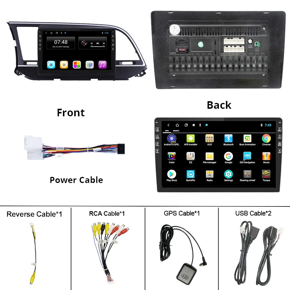 2din Android 9.0 Car Radio For Hyundai Elantra 2016-2019 Car Multimedia Video Player Navigation 2 Din Stereo Autoradio
2din Android 9.0 Car Radio For Hyundai Elantra 2016-2019 Car Multimedia Video Player Navigation 2 Din Stereo Autoradio