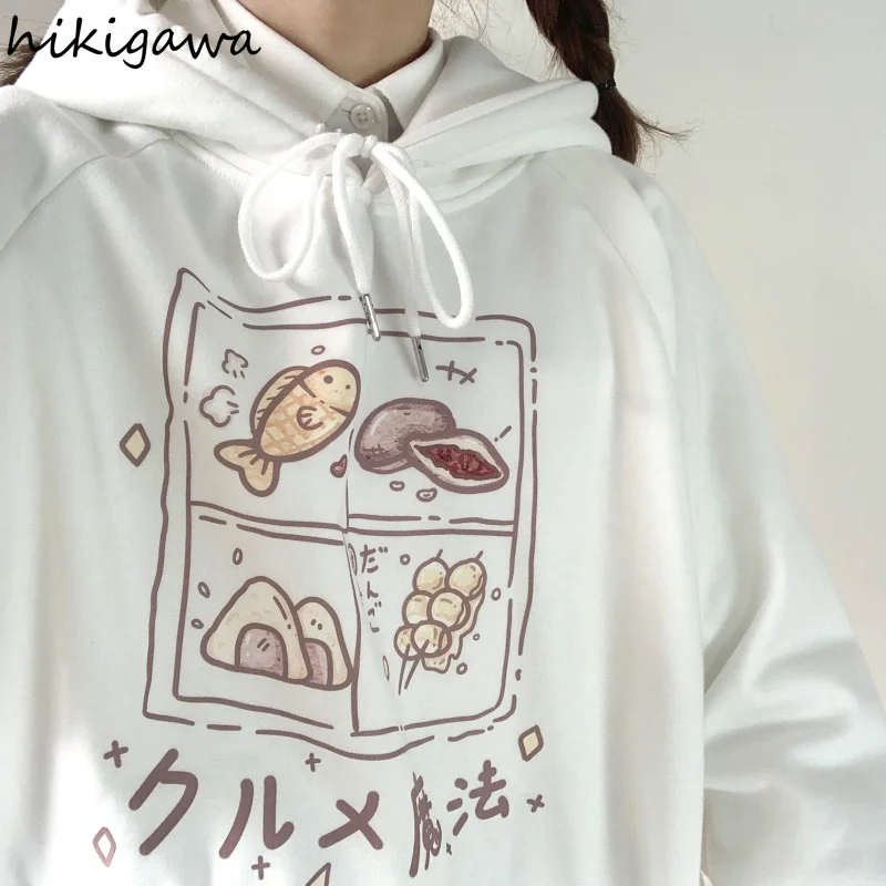 Толстовка Hikigawa женская с милым японским принтом, толстовка в стиле Харадзюку, свободная повседневная кофта с капюшоном и карманами, Женский...
Толстовка Hikigawa женская с милым японским принтом, толстовка в стиле Харадзюку, свободная повседневная кофта с капюшоном и карманами, Женский...