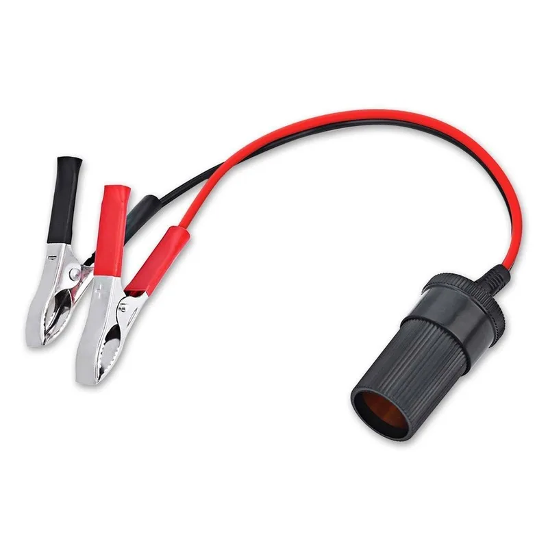 12V Portable Power Plug Adapter Crocodile Clip Auto Cigarette Lighter Socket Car Accessories
12V Portable Power Plug Adapter Crocodile Clip Auto Cigarette Lighter Socket Car Accessories