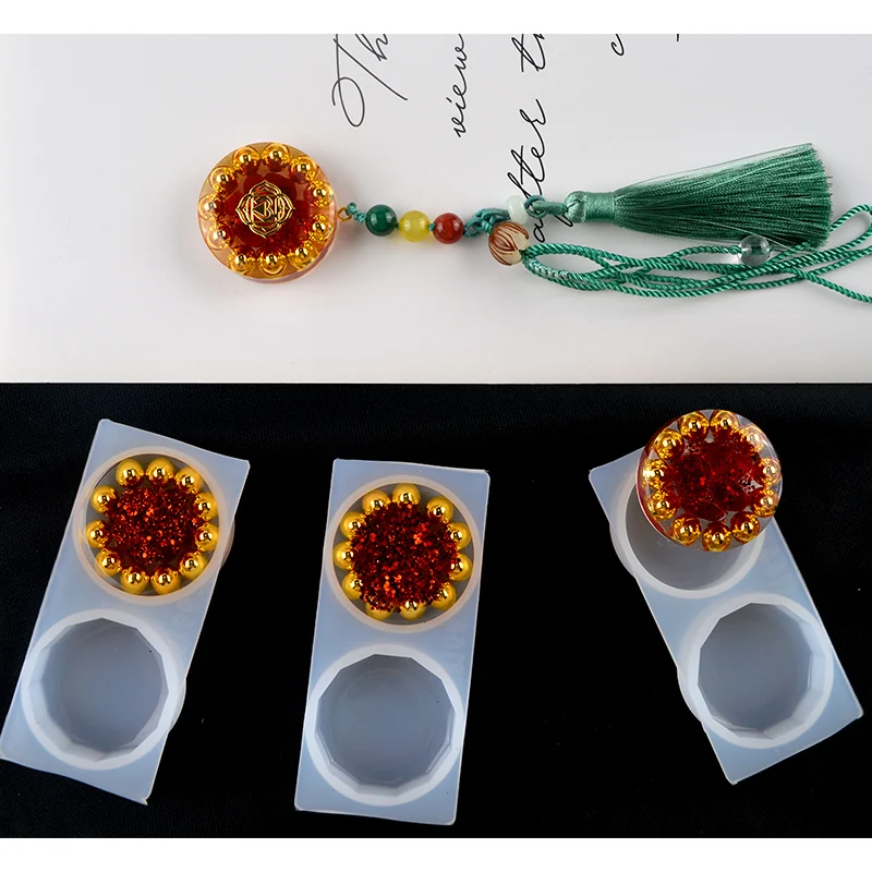 HJ302 DIY Handmade Craft Epoxy Resin Orgonite Geometry Flower of Life Pendant Jewelry Organ Chakra Spiritual Necklace Keychain
HJ302 DIY Handmade Craft Epoxy Resin Orgonite Geometry Flower of Life Pendant Jewelry Organ Chakra Spiritual Necklace Keychain