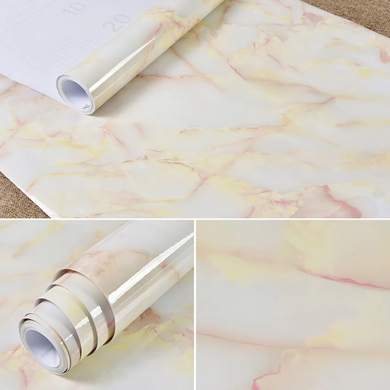 Marble PVC Film Wallpaper Self Adhesive Waterproof Wall Stickers for Bathroom Kitchen Furniture Renovation Room Decor Paper
Marble PVC Film Wallpaper Self Adhesive Waterproof Wall Stickers for Bathroom Kitchen Furniture Renovation Room Decor Paper