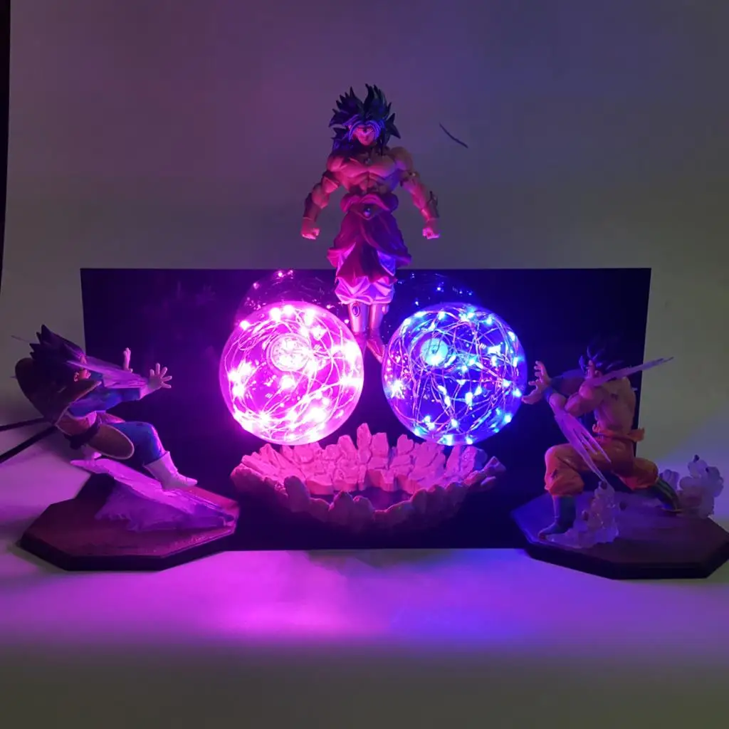 Жемчуг дракона с рисунком из аниме Драконий жемчуг зет Вегета против Broly