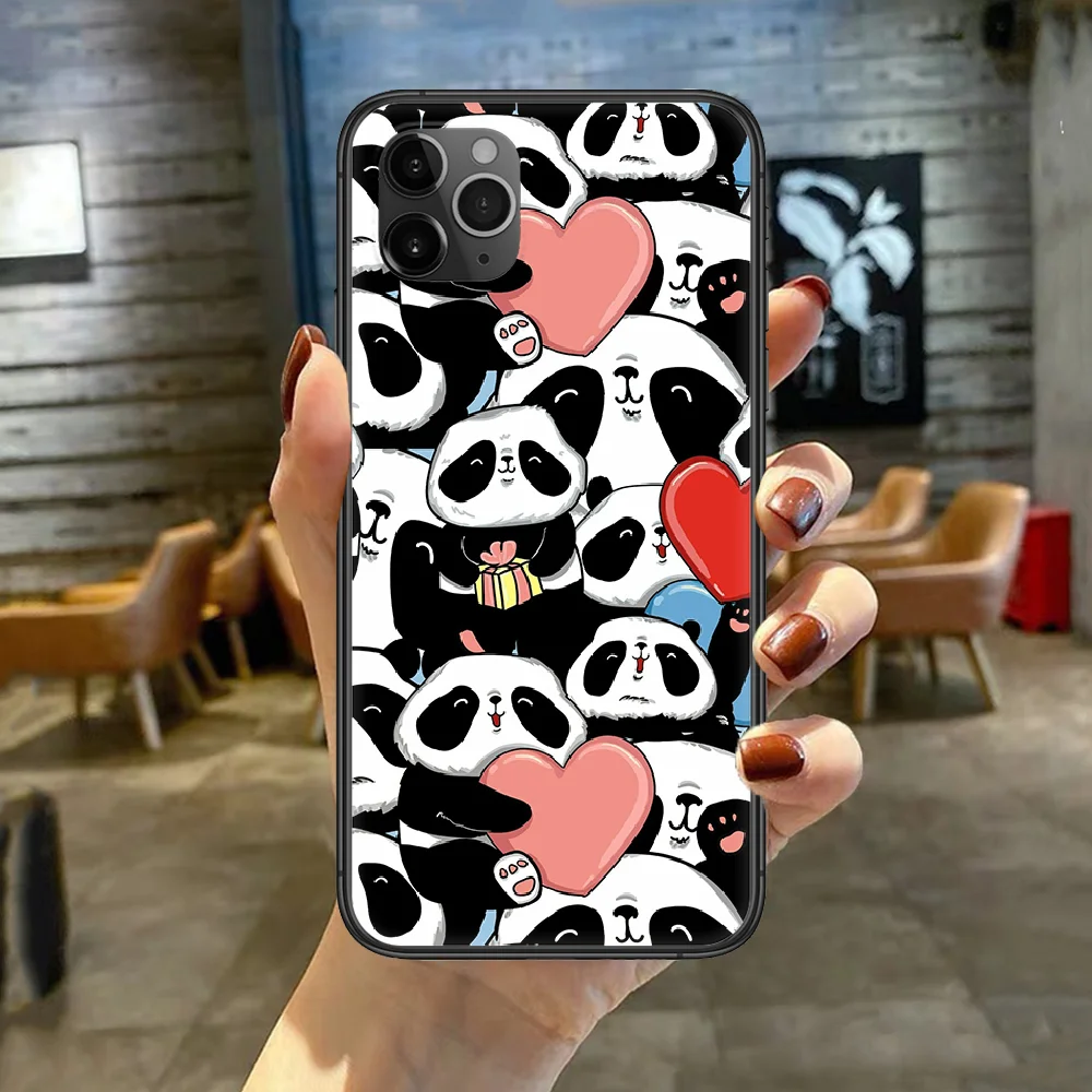 Cute Panda Phone Case Cover For Iphone 5 5S 6 6S PLUS 7 8 11 12 Mini X XR XS PRO SE 2020 MAX black Cover Silicone Waterproof Tpu
Cute Panda Phone Case Cover For Iphone 5 5S 6 6S PLUS 7 8 11 12 Mini X XR XS PRO SE 2020 MAX black Cover Silicone Waterproof Tpu