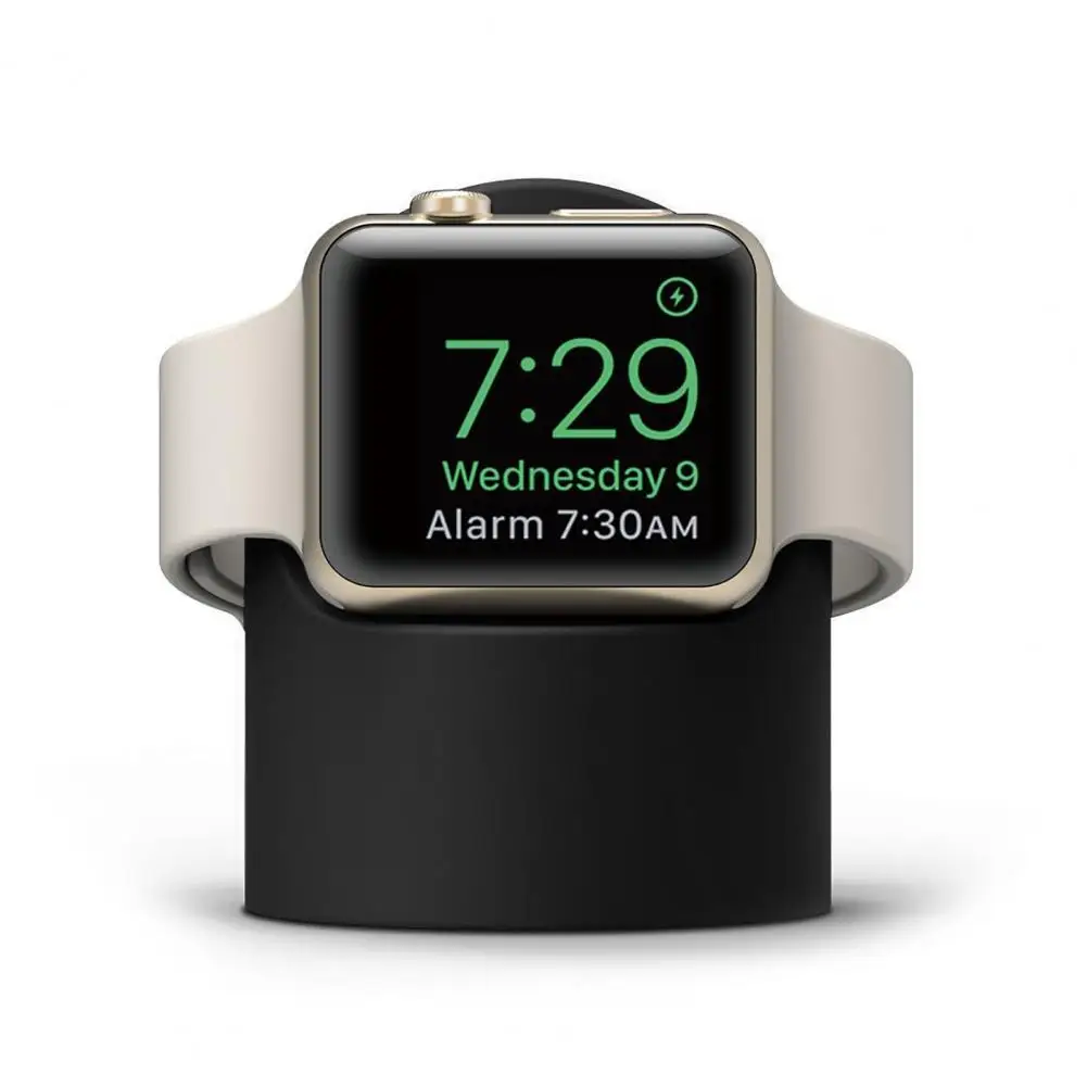 Силиконовая Подставка для зарядки док-станция Apple Watch серии 1/2/2 42 мм 38 зарядный