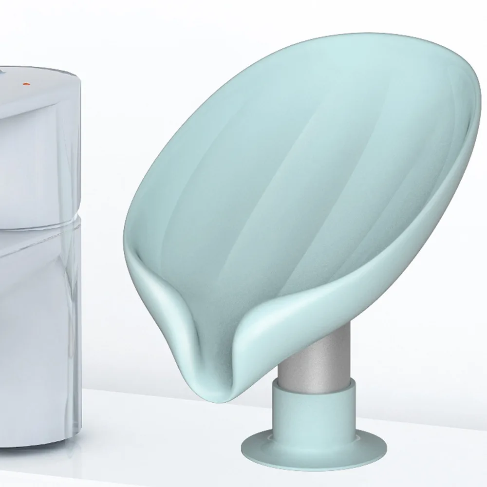 New Leaf-shaped Soap Dish Box Soap Holder Drain Rack Toilet Soap Box Perforated Free Standing Suction Travel Bathroom Accessorie
New Leaf-shaped Soap Dish Box Soap Holder Drain Rack Toilet Soap Box Perforated Free Standing Suction Travel Bathroom Accessorie