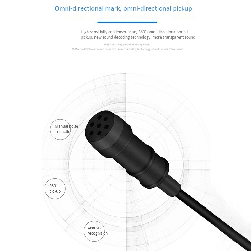 MAMEN Professional Mic Lavalier Microphone with Dual Microphone for Smartphone Camera Recording Microphone 
MAMEN Professional Mic Lavalier Microphone with Dual Microphone for Smartphone Camera Recording Microphone