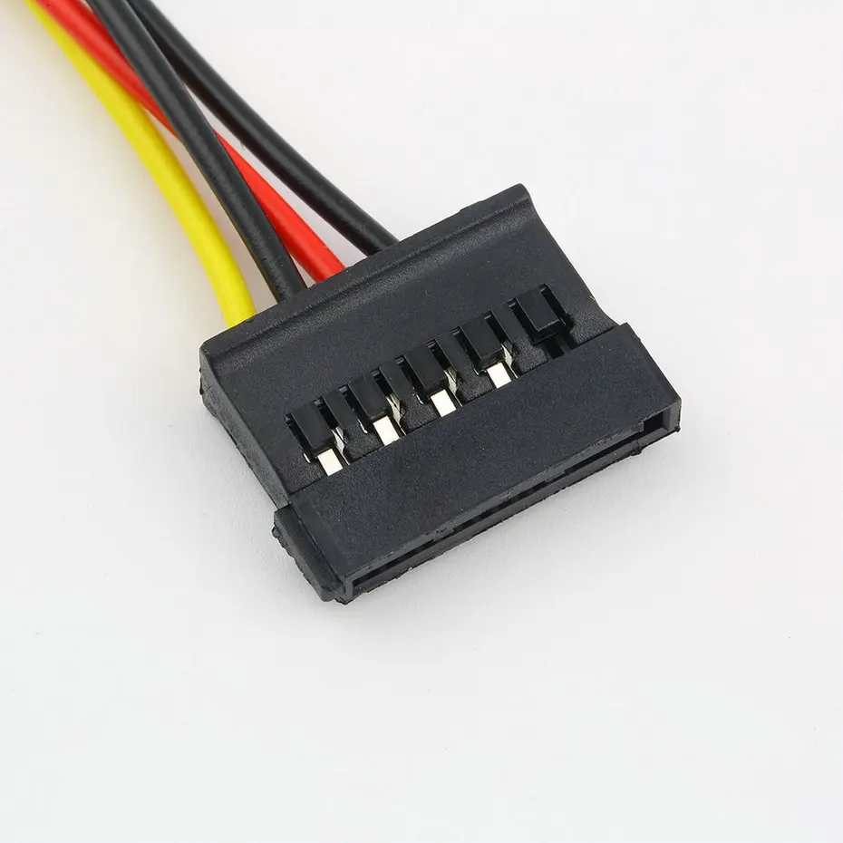 Кабель-адаптер питания для жесткого диска ATA SATA 4 контакта IDE Molex-2 из 15 контактов 10