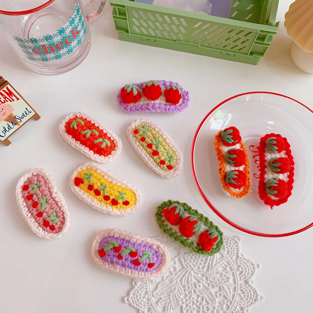 Autumn Winte Knitted Wool Flower Hairpin Clip Ins Hair Accessories Barrettes Women Girl Side Clip Hair Clip Headdress
Autumn Winte Knitted Wool Flower Hairpin Clip Ins Hair Accessories Barrettes Women Girl Side Clip Hair Clip Headdress