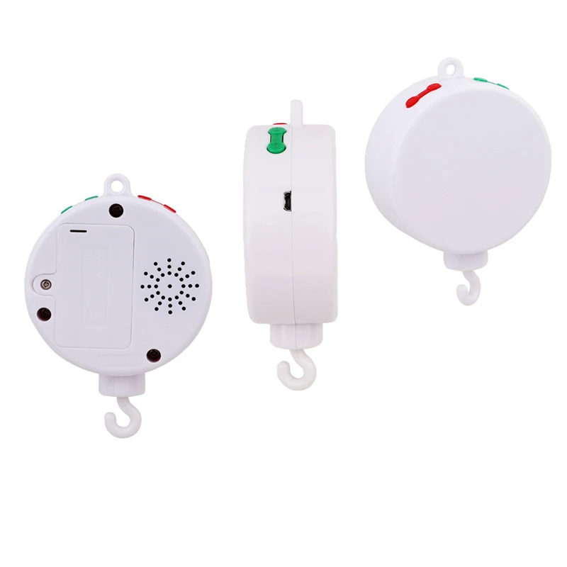 Battery-operated Movement Music Box Song Rotary Baby Mobile Crib Bed Bell Toy Newborn Bell Crib Baby Toys + 128MB SD Card
Battery-operated Movement Music Box Song Rotary Baby Mobile Crib Bed Bell Toy Newborn Bell Crib Baby Toys + 128MB SD Card
