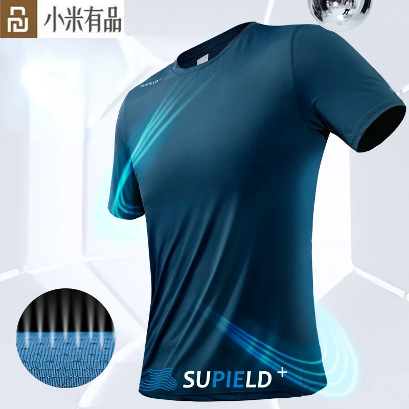 Supield Men Cool feeling exercise fitness T-shirt Summer thin Quick dry Round neck T-shirts for xiaomi youpin
Supield Men Cool feeling exercise fitness T-shirt Summer thin Quick dry Round neck T-shirts for xiaomi youpin