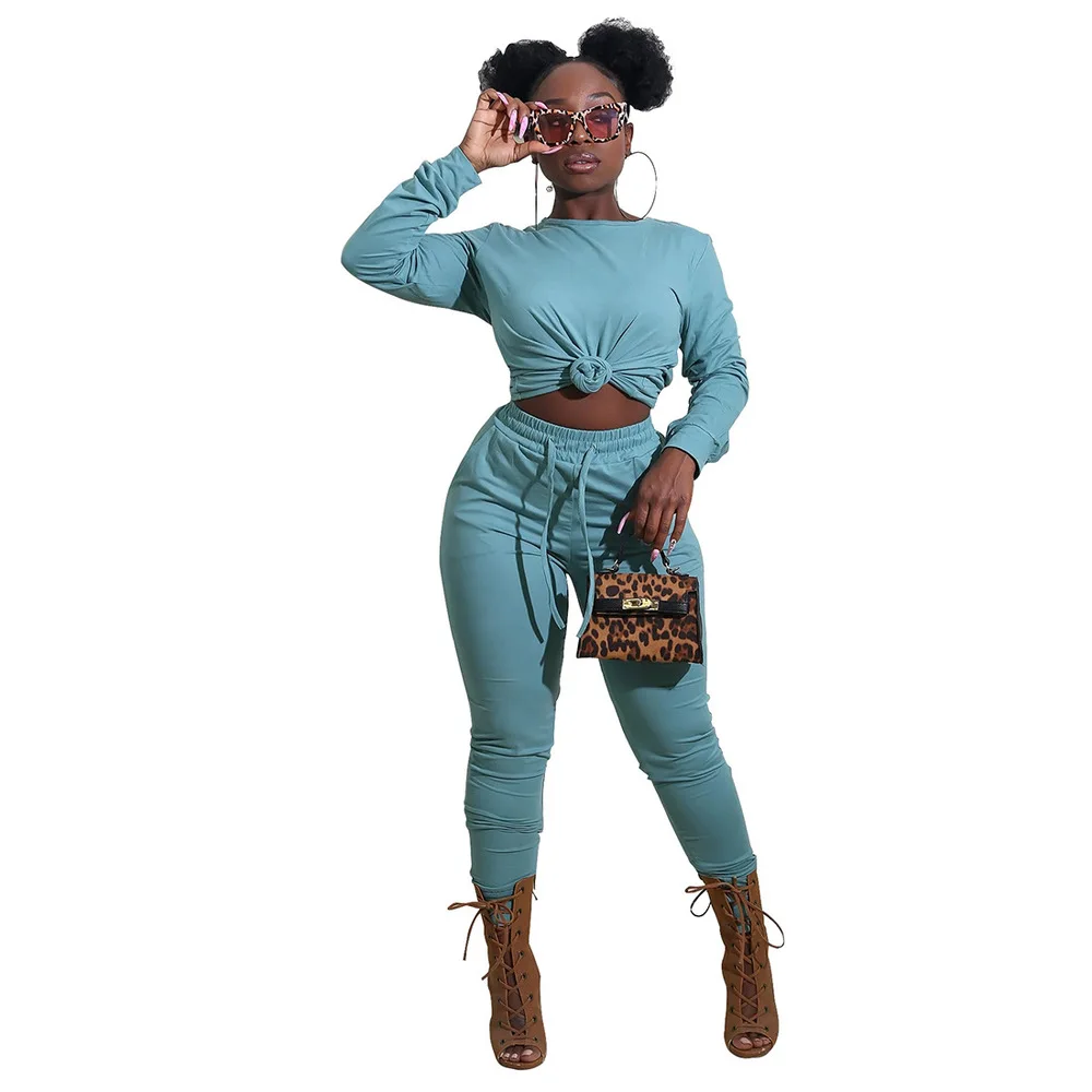 Stacked Drawstring Solid Matching Two Piece Set Women Full Sleeve Skinny Cropped Top & Sporty Legging Autumn Streetwear Outfits
Stacked Drawstring Solid Matching Two Piece Set Women Full Sleeve Skinny Cropped Top & Sporty Legging Autumn Streetwear Outfits