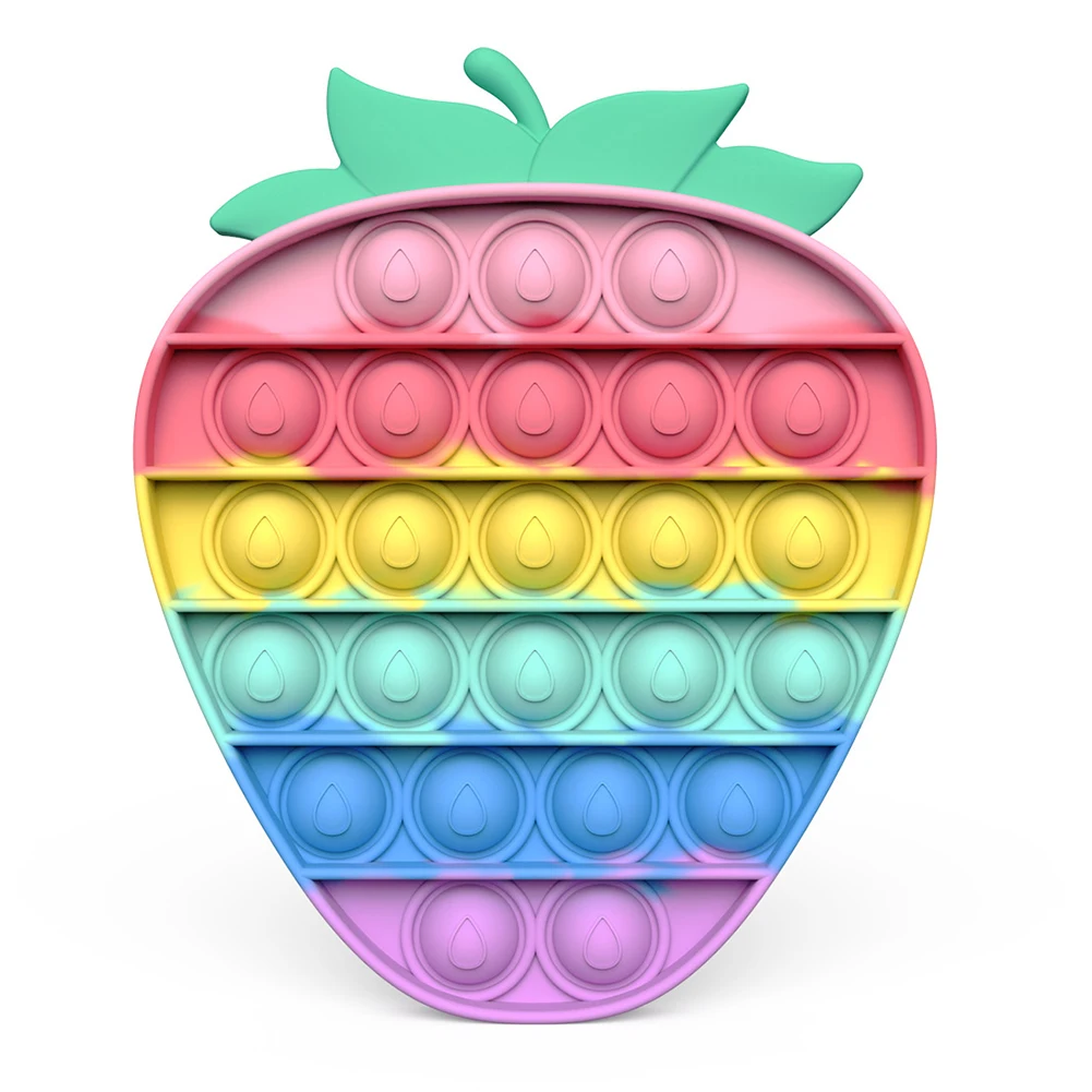 Silicone Push Bubble Antistress Toy Fidget Sensory Toys Rainbow Kids Autism Needs for Children Adult Funny Decompression Toys
Silicone Push Bubble Antistress Toy Fidget Sensory Toys Rainbow Kids Autism Needs for Children Adult Funny Decompression Toys