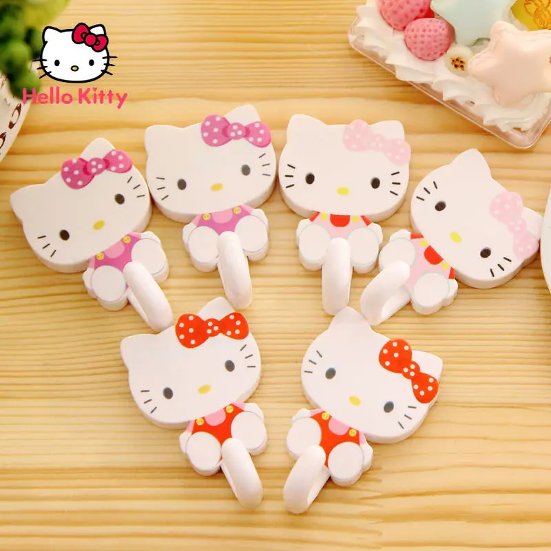 Hello Kitty Cute Cartoon Hello Kitty Hook Household Kitchen Bathroom Punch-free Strong Sticky Hook Wall Door Rear Hook
Hello Kitty Cute Cartoon Hello Kitty Hook Household Kitchen Bathroom Punch-free Strong Sticky Hook Wall Door Rear Hook