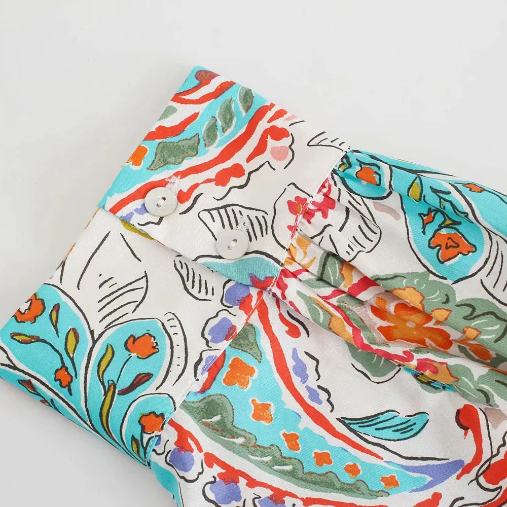 DYLQFS Summer Women Beach Style Floral Print Bow Sashes Midi Lapel Dress Female Chic Long Sleeve Casual Thin Slim Dresses
DYLQFS Summer Women Beach Style Floral Print Bow Sashes Midi Lapel Dress Female Chic Long Sleeve Casual Thin Slim Dresses