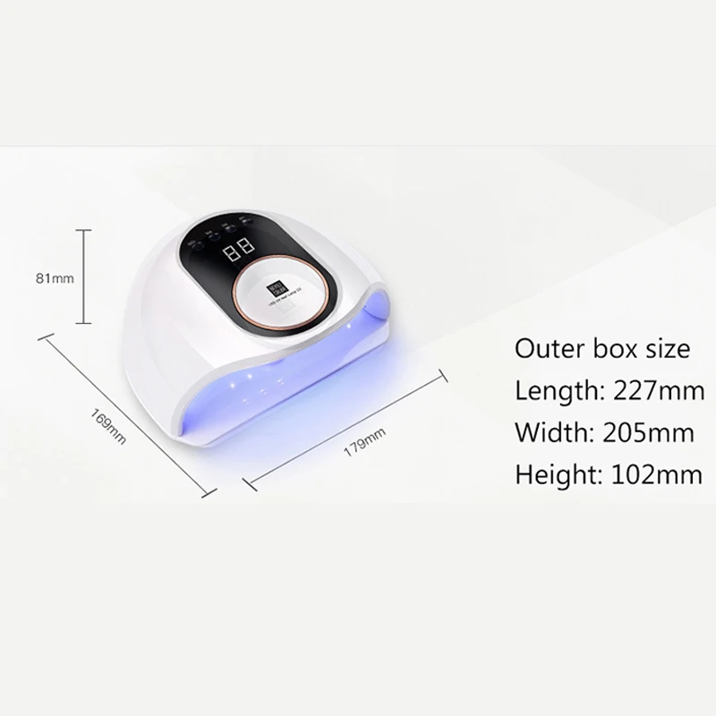 Brand New 130W UV Lamp Nail Dryer Pro LED Hybrid Lamp Fast Curing Gel Nail Polish Dryer45 LEDs Manicure Lamp Nail Art Tools
Brand New 130W UV Lamp Nail Dryer Pro LED Hybrid Lamp Fast Curing Gel Nail Polish Dryer45 LEDs Manicure Lamp Nail Art Tools