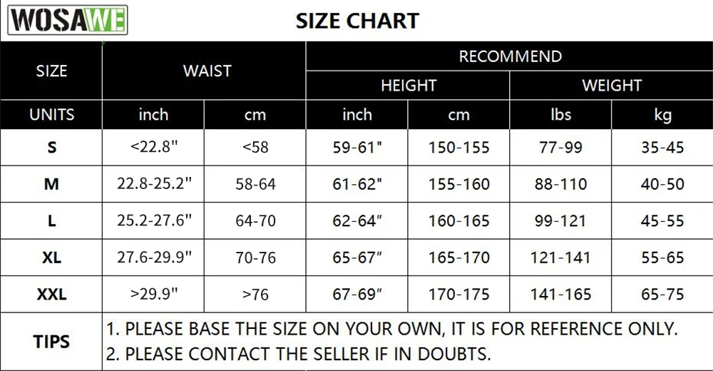 WOSAWE Women Cycling Shorts Bicycle Cycling Comfortable Underwear Compression Tights Gel 3D Padded Bike Short Pants MTB Shorts
WOSAWE Women Cycling Shorts Bicycle Cycling Comfortable Underwear Compression Tights Gel 3D Padded Bike Short Pants MTB Shorts