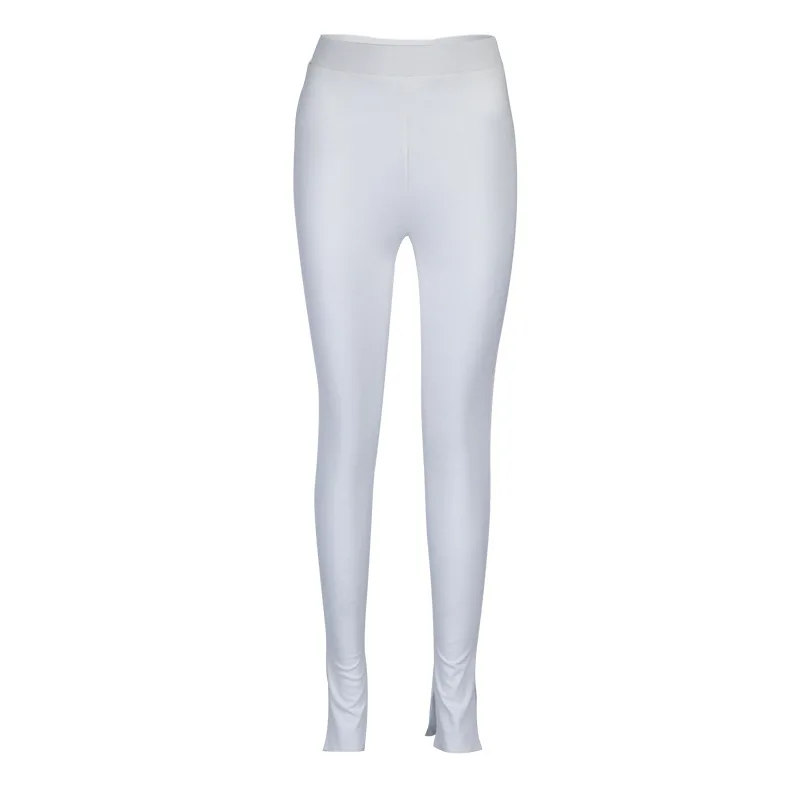 Women's new fashion striped leg split tight-fitting high-waist casual trousers
Women's new fashion striped leg split tight-fitting high-waist casual trousers