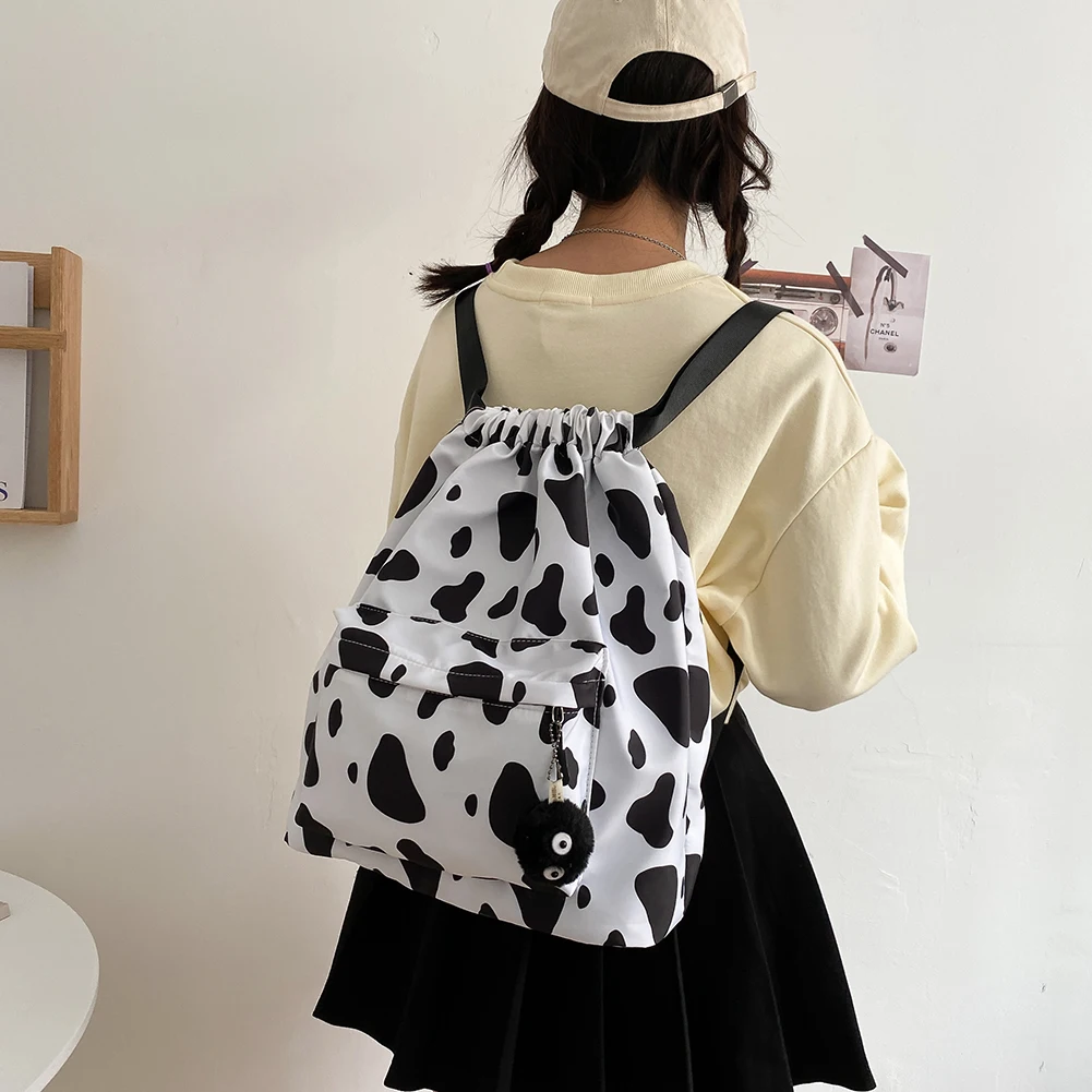 Preppy Style Cow Pattern Printing Oxford Cloth Backpack Casual Women Knapsack Girl High School Students Travel Bag
Preppy Style Cow Pattern Printing Oxford Cloth Backpack Casual Women Knapsack Girl High School Students Travel Bag