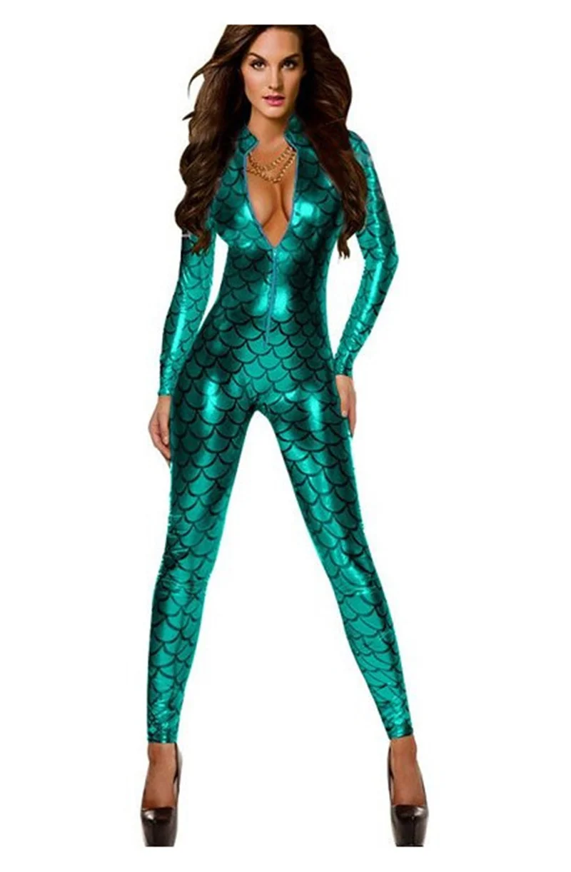 Sexy Women Leather Erotic Jumpsuit Bodysuit Faux Leather Snake Skin Latex Catsuit Clubwear Party Mermaid Pole Hot Dance Costume 
Sexy Women Leather Erotic Jumpsuit Bodysuit Faux Leather Snake Skin Latex Catsuit Clubwear Party Mermaid Pole Hot Dance Costume