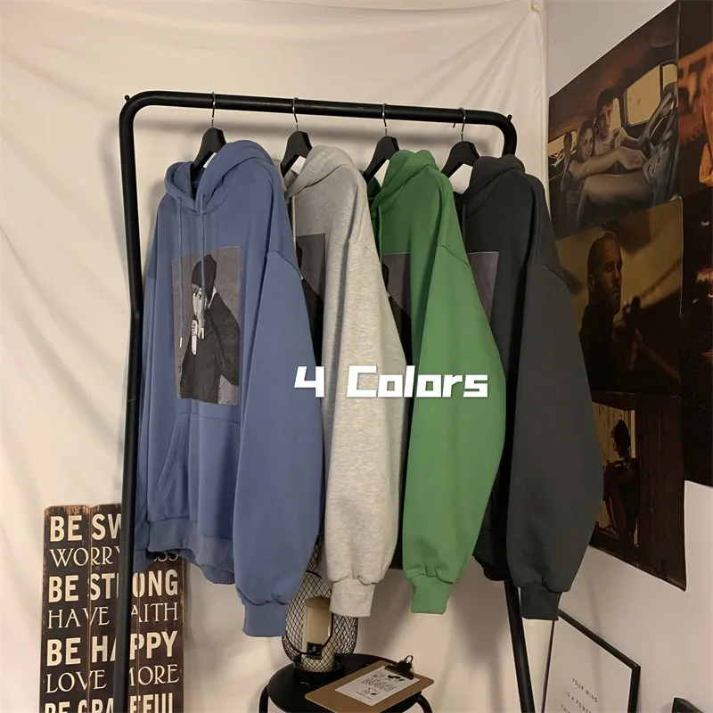 Men's autumn and winter loose Hong Kong style ins boy's handsome printed hooded jacket padded all-match clothes
Men's autumn and winter loose Hong Kong style ins boy's handsome printed hooded jacket padded all-match clothes