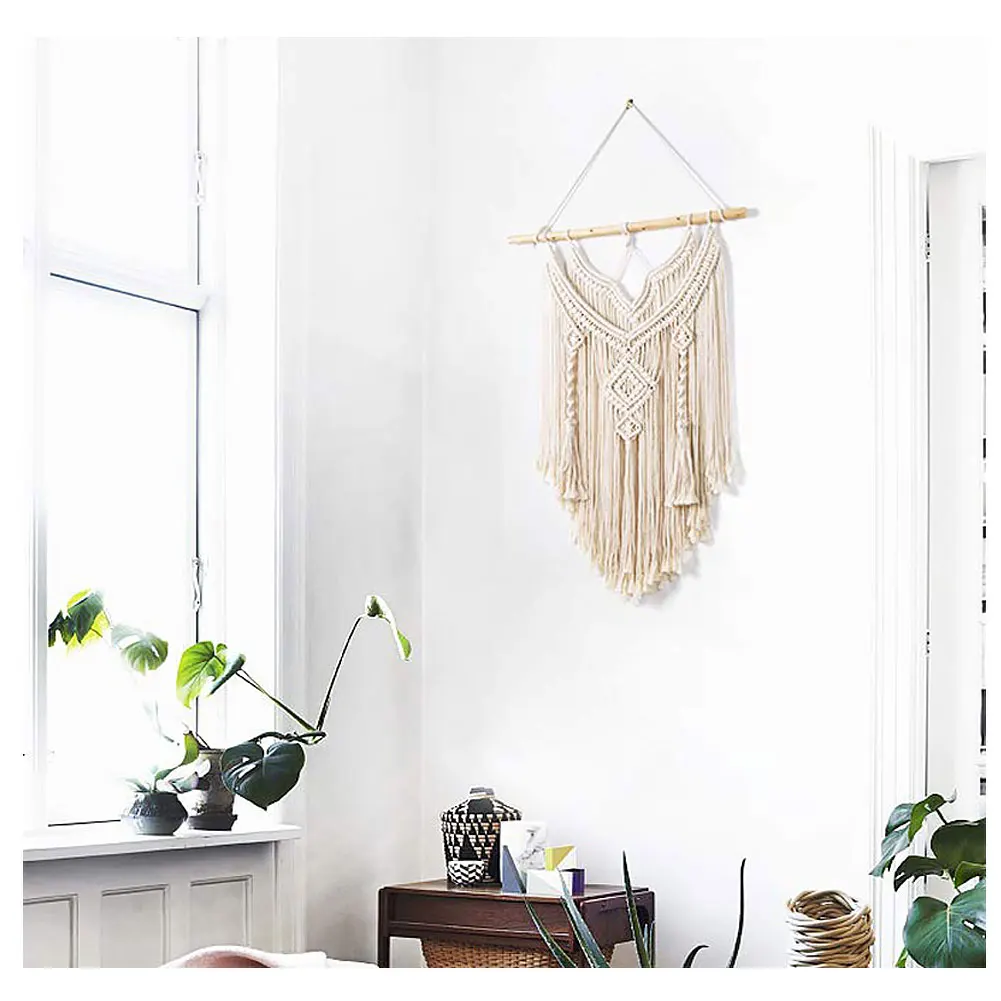 Hot Macrame Woven Wall Hanging Tapestry Boho Chic Bohemian Room Geometric Art Beautiful Apartment Dorm Room Home Decoration
Hot Macrame Woven Wall Hanging Tapestry Boho Chic Bohemian Room Geometric Art Beautiful Apartment Dorm Room Home Decoration