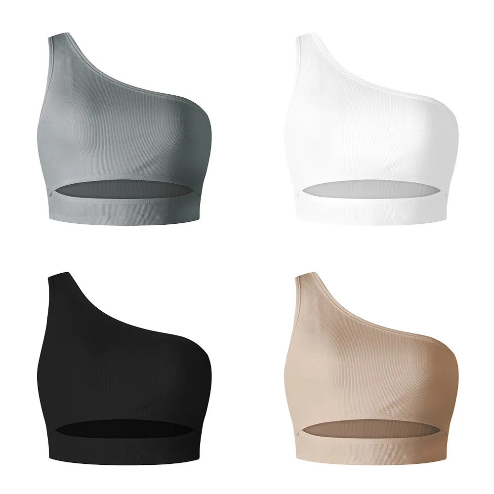 Europe and the United States summer new pure color women's sexy super short slant shoulder vest
Europe and the United States summer new pure color women's sexy super short slant shoulder vest