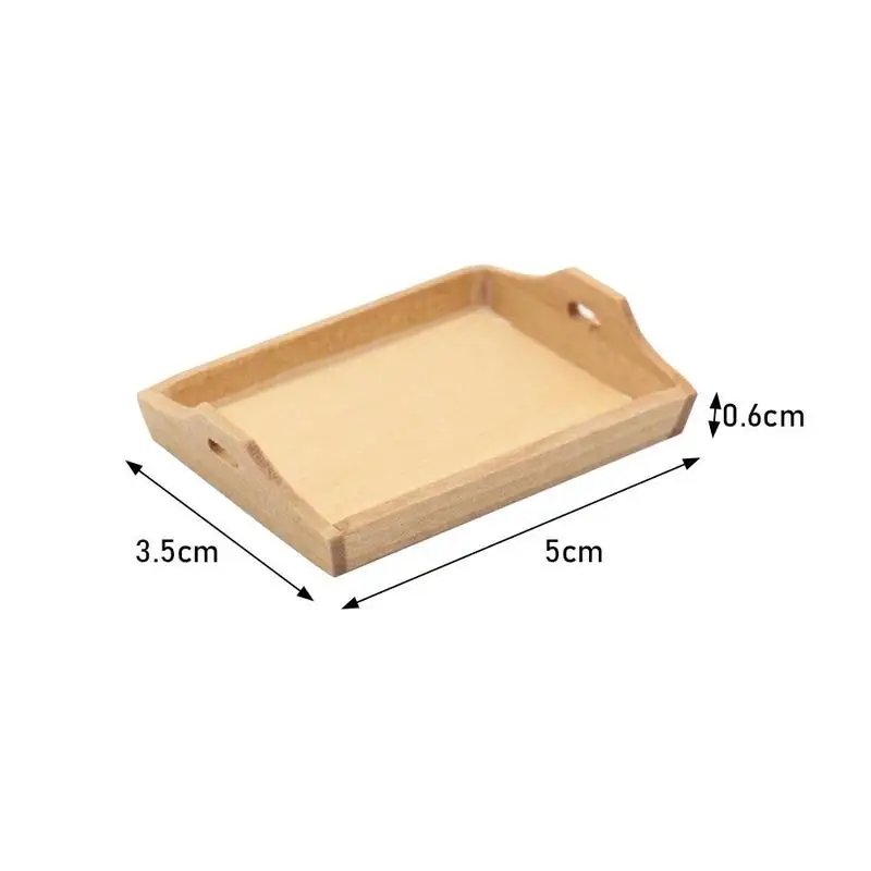 1:12 Dollhouse Accessories Simulation Mini Wooden Tray Model With Pad Paper Dollhouse Furniture Decoration Doll House Ornament
1:12 Dollhouse Accessories Simulation Mini Wooden Tray Model With Pad Paper Dollhouse Furniture Decoration Doll House Ornament