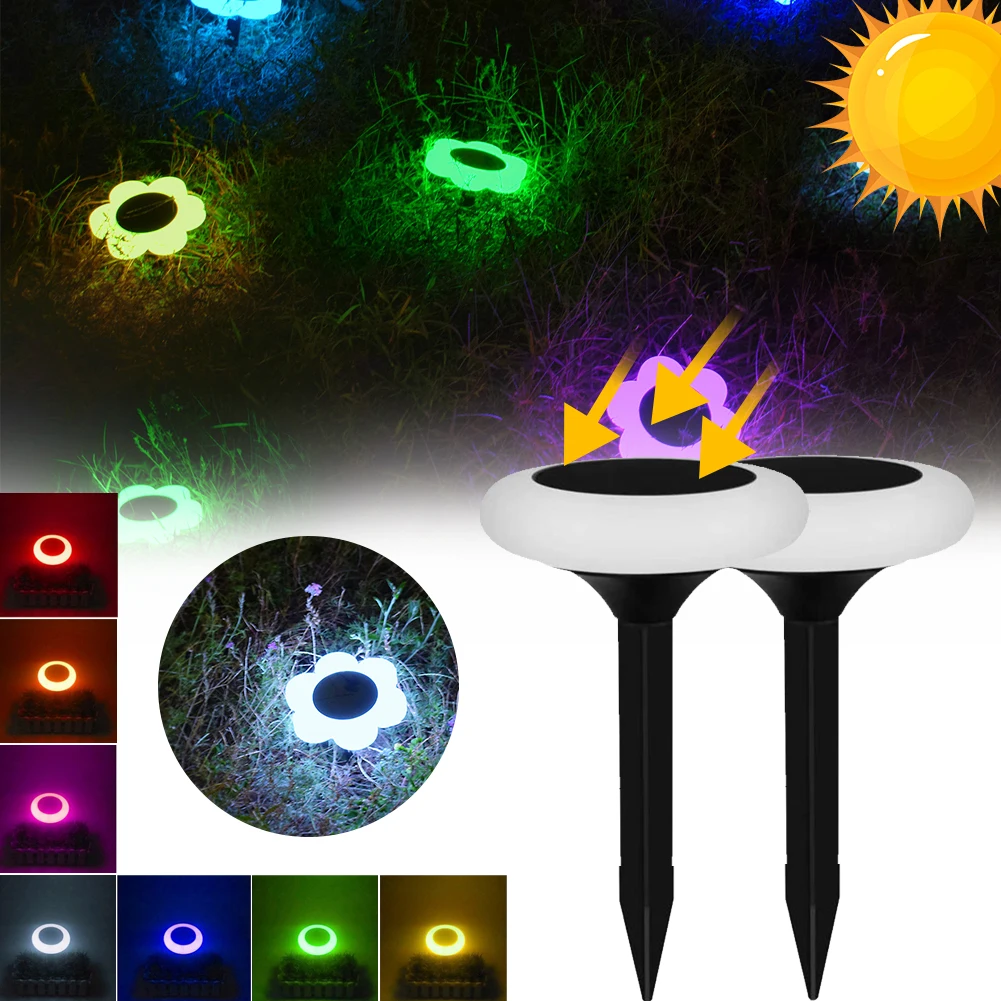 2 pcs Solar Ground Light Waterproof Solar Powered Light with 8-Level Lighting In-Ground Lights for Garden Lawn Yard Pathway
2 pcs Solar Ground Light Waterproof Solar Powered Light with 8-Level Lighting In-Ground Lights for Garden Lawn Yard Pathway