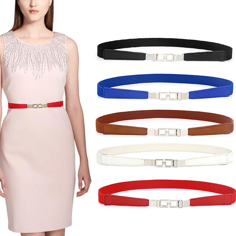 1Pcs Fashion Women PU Black White Waist Band Thin Elastic Waist Belt Dress Apparel Accessories Cinturon Mujer 4 Colors 
1Pcs Fashion Women PU Black White Waist Band Thin Elastic Waist Belt Dress Apparel Accessories Cinturon Mujer 4 Colors