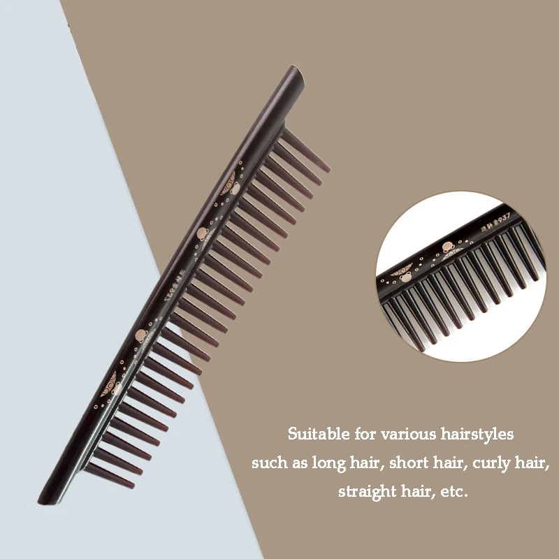 Retro Big Tooth Comb Plastic Black Hairdressing Comb Styling Care Anti-static Wide Tooth Comb Barbearia Profissional Acessorios
Retro Big Tooth Comb Plastic Black Hairdressing Comb Styling Care Anti-static Wide Tooth Comb Barbearia Profissional Acessorios