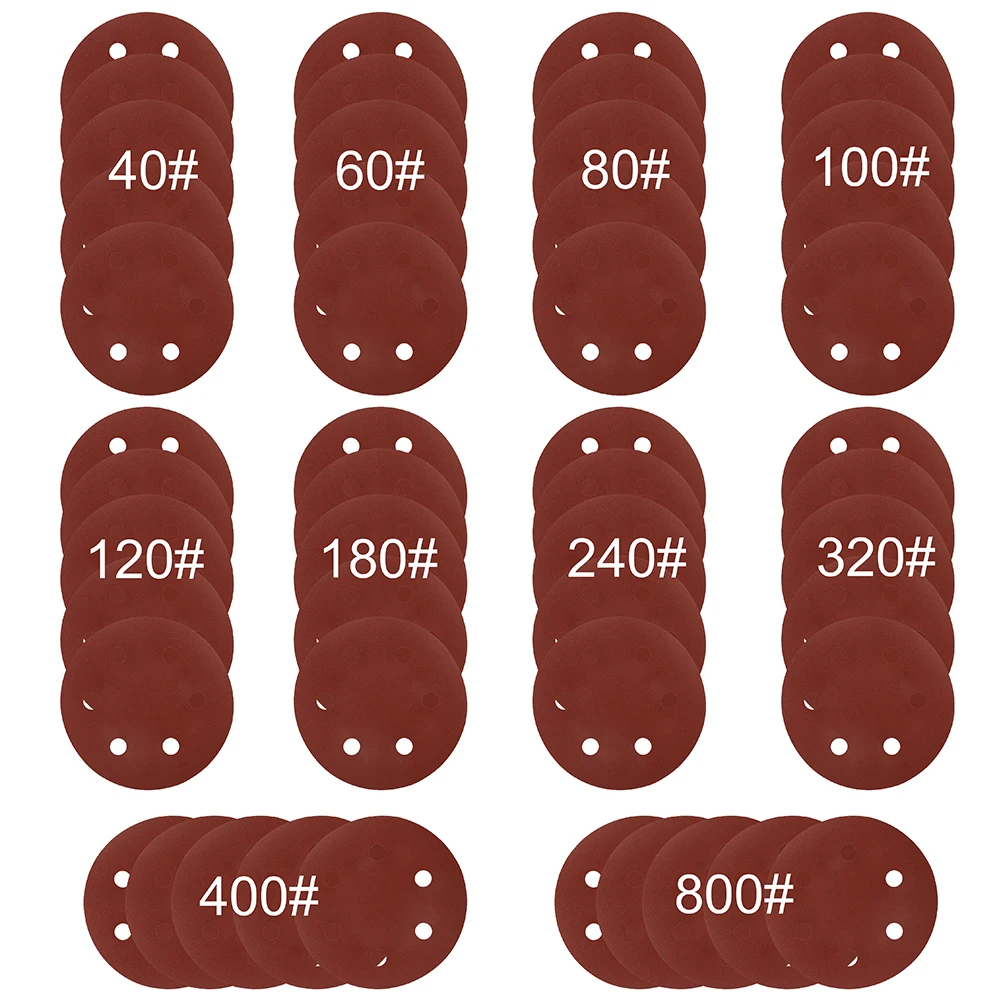 50pcs 150mm Round Abrasive Sand Discs Sanding Paper 6 Holes Sanding Discs 40-800 Grit Polishing Sharpening Sand Paper Tools
50pcs 150mm Round Abrasive Sand Discs Sanding Paper 6 Holes Sanding Discs 40-800 Grit Polishing Sharpening Sand Paper Tools