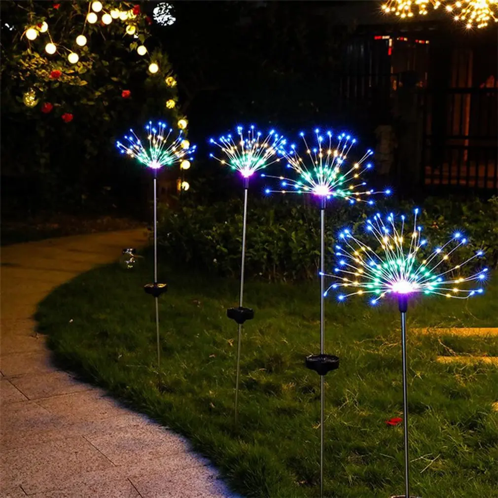LED Solar String Light Fairy Outdoor Dandelion Fireworks Garden Patio Lawn Street Landscape Decoration Lamp Solar For Christmas
LED Solar String Light Fairy Outdoor Dandelion Fireworks Garden Patio Lawn Street Landscape Decoration Lamp Solar For Christmas
